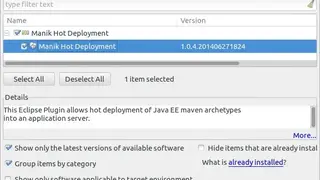 Manik Hot Deploy screenshot