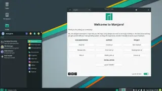 Manjaro Linux screenshot