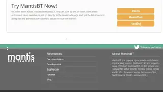 Mantis Bug Tracker screenshot