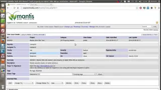 MantisBT screenshot