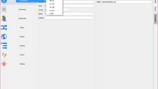 Manuskript screenshot
