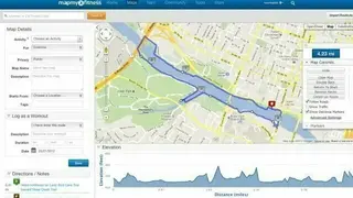 MapMyFitness screenshot