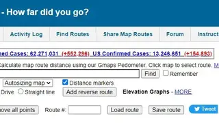 Mappedometer screenshot