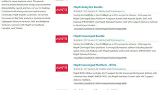 MapR screenshot