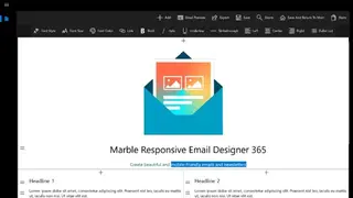 Marble Responsive Email Designer screenshot