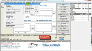 Marg ERP9+ Billing and Invoicing Software screenshot