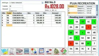Marg Restaurant Software screenshot
