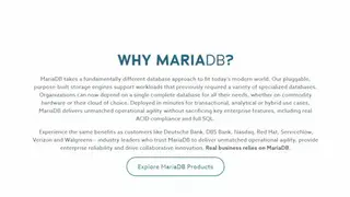 MariaDB Platform screenshot