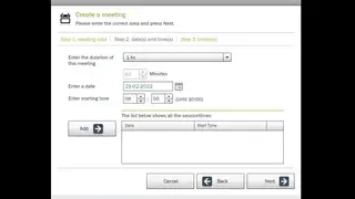 Mark the meeting screenshot