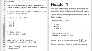 Markdown screenshot