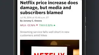 MarketWatch screenshot