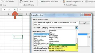 MarketXLS screenshot