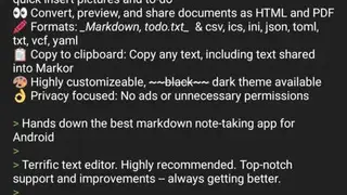 Markor screenshot