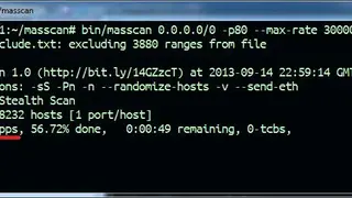 MASSCAN screenshot