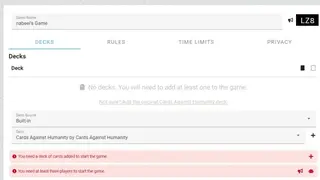 Massive Decks screenshot