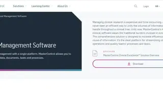 MasterControl Clinical Suite screenshot
