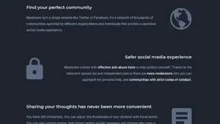 Mastodon screenshot