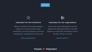 Mastodon screenshot