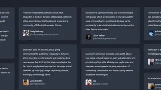 Mastodon screenshot