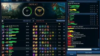 Matches for League of Legends screenshot
