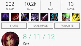 Matches for League of Legends screenshot