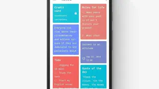 Material Notes: Colorful notes screenshot