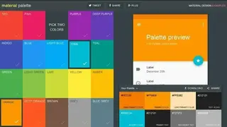 Material Palette screenshot