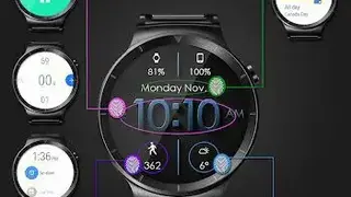 Material Shadow HD WatchFace Widget Live Wallpaper screenshot