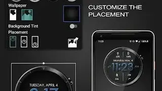 Material Shadow HD WatchFace Widget Live Wallpaper screenshot