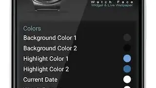 Material Shadow HD WatchFace Widget Live Wallpaper screenshot