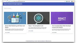 Material UI screenshot