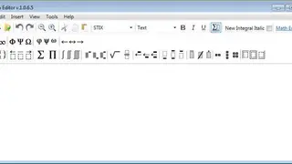 Math Editor screenshot