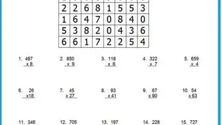 Math Word Search screenshot