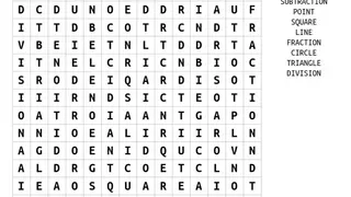 Math Word Search screenshot