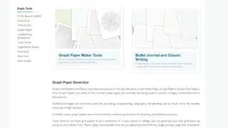 MathPolate Graph Paper Generator screenshot