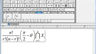 MathType screenshot