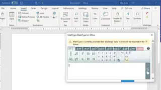 MathType screenshot