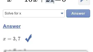 Mathway screenshot