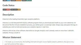 Matomo Analytics screenshot