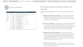 Matrix42 UEM screenshot