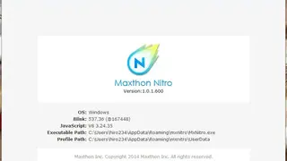Maxthon Nitro screenshot
