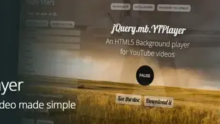 mb.YTPlayer for background videos screenshot