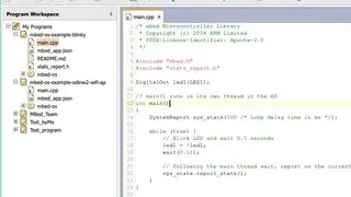Mbed OS screenshot