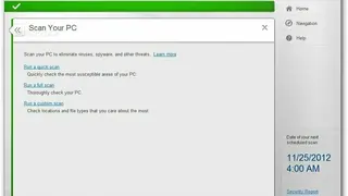 McAfee screenshot
