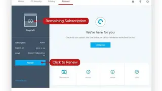 McAfee screenshot