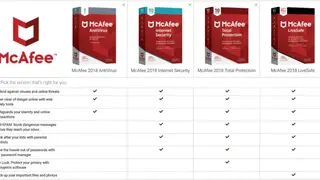 McAfee screenshot