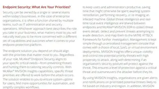 McAfee Endpoint Threat Defense and Response screenshot