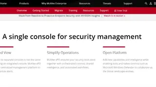 McAfee ePolicy Orchestrator screenshot