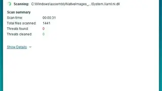 McAfee Stinger screenshot