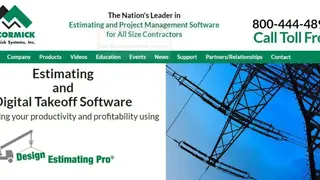 McCormick Estimating Software screenshot